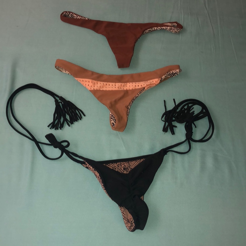 Acacia Swimwear Bottoms Set of 2.